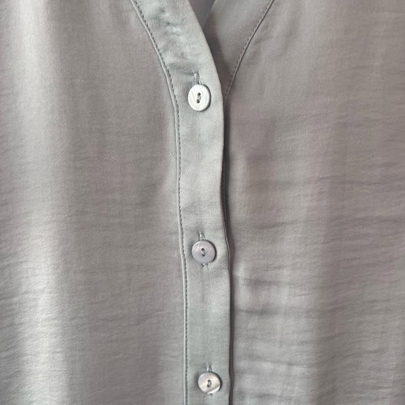 Atelier Industrie baby blue short sleeved blouse - Picture 9 of 13